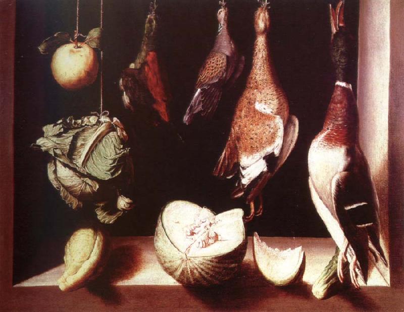 Juan Sanchez-Cotan still life with game fowl France oil painting art